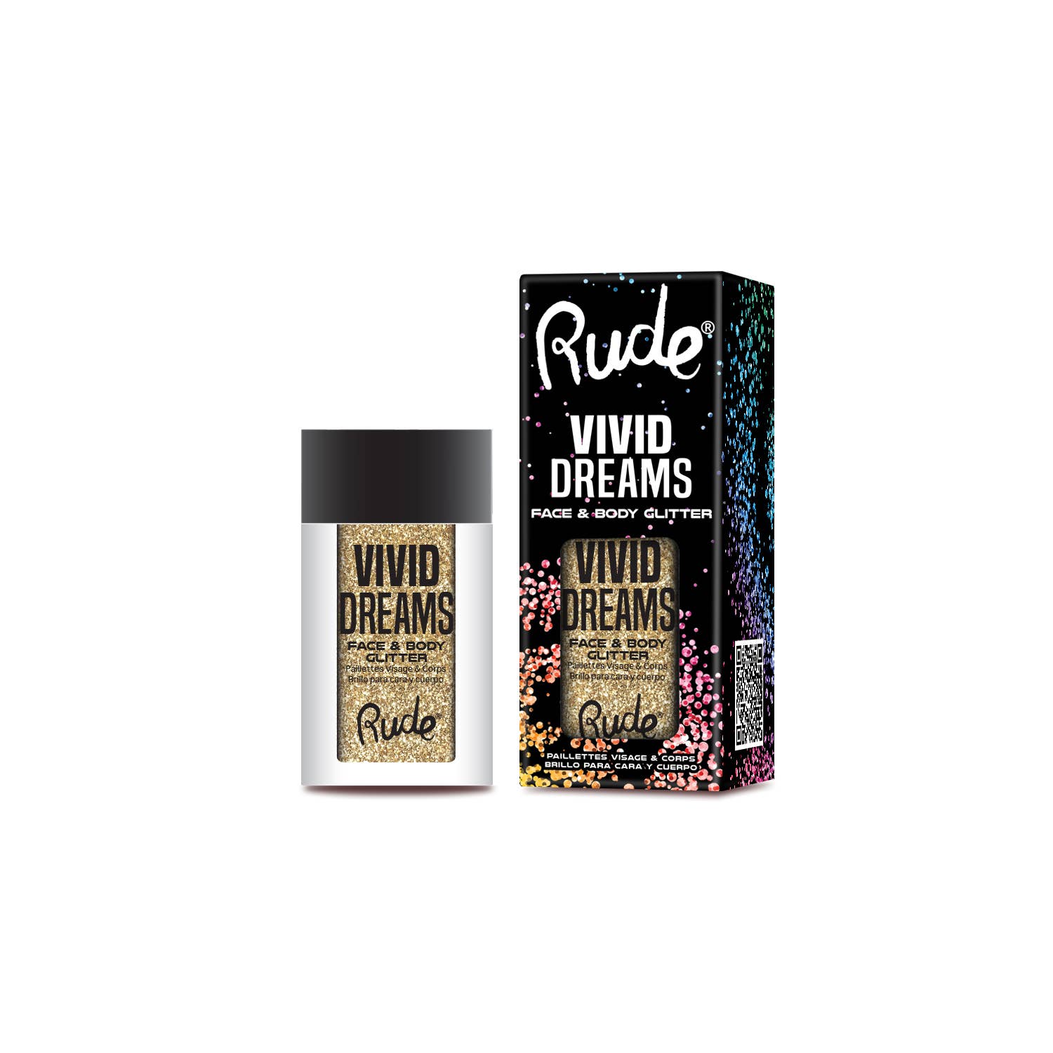Rude Cosmetics - Wholesale Body Glitter/Shimmer - Vivid Dreams Face & Body Glitter5