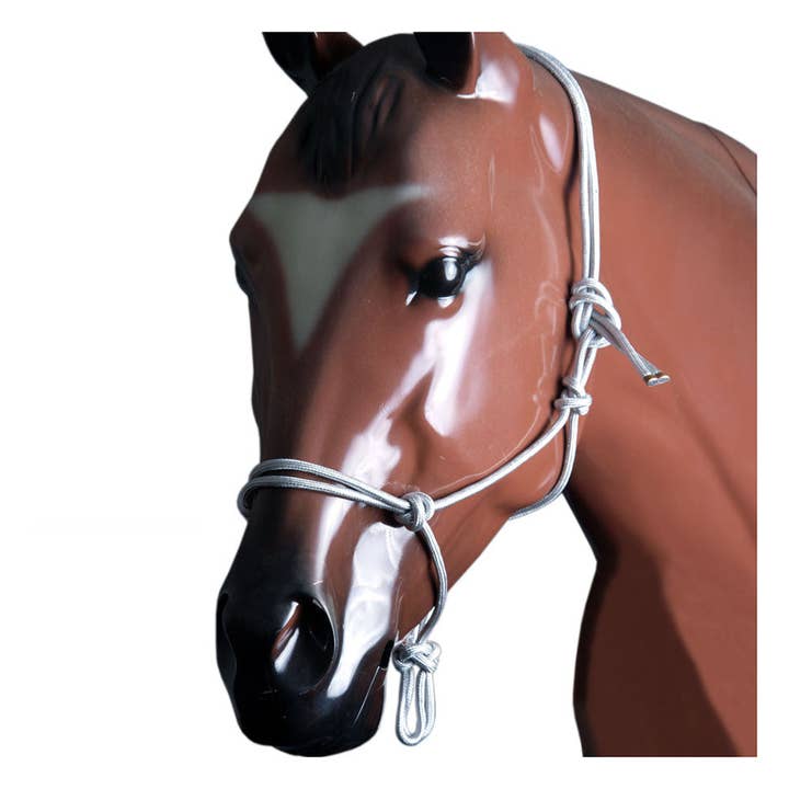 Licol ajustable en corde nouée en polyéthylène Hilason Horse pour la vente par HILASON