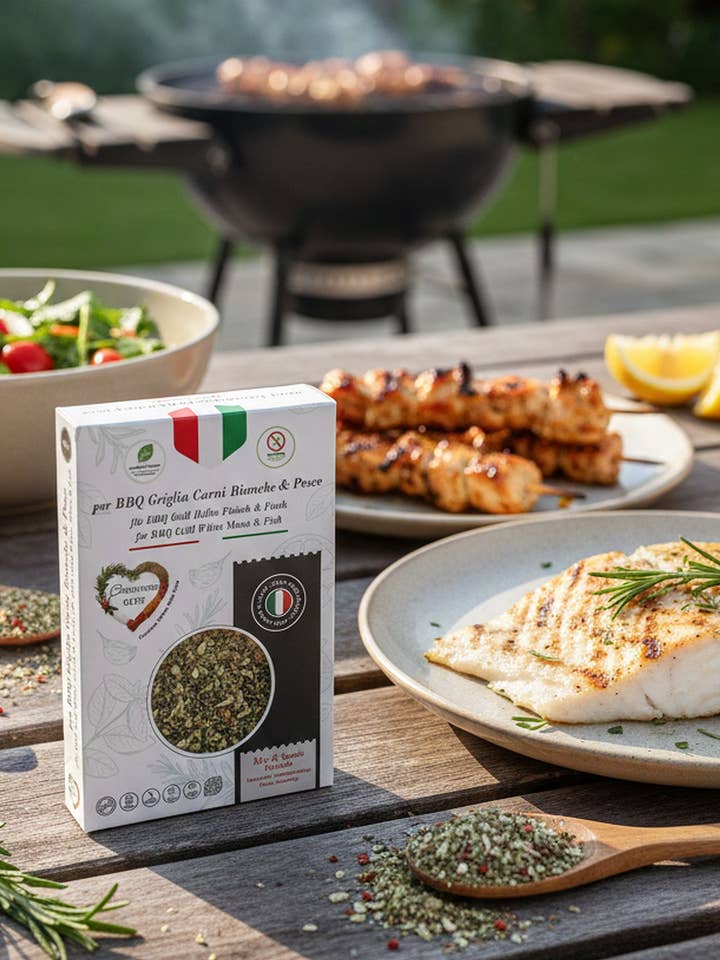 Mélange d'épices Barbecue 100% italien - 50 g (BBQ Viande Poisson) pour la vente par Condiviso GIFT