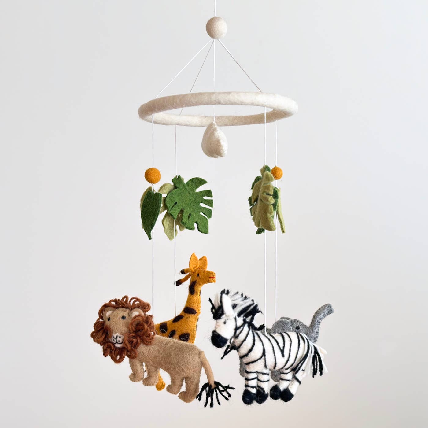 Ganapati - Wholesale Baby Mobile - Felt Baby Mobile - Safari Animal4