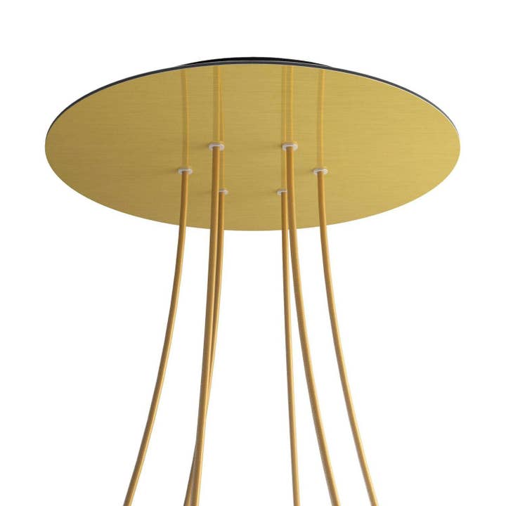 Rosette XXL Rose-One rund, diameter 400 mm med 6 huller og 4 huller for engroshandel hos LIGHTINUP S.R.L.