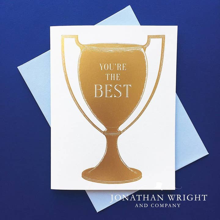 Prize Cup Card for wholesale by Jonathan Wright and Company