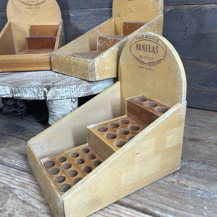 My Amigos Imports - Wholesale Decorative Tabletop Object - Vintage Ornelas Cigar Display Holder-WH4--Mexico-Original6