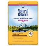 Petdropshipper - Wholesale Pet Food - Dog - Natural Balance Pet Foods L.I.D. Small Breed Bites Dry Dog Food Duck & Potato 1ea/12 lb