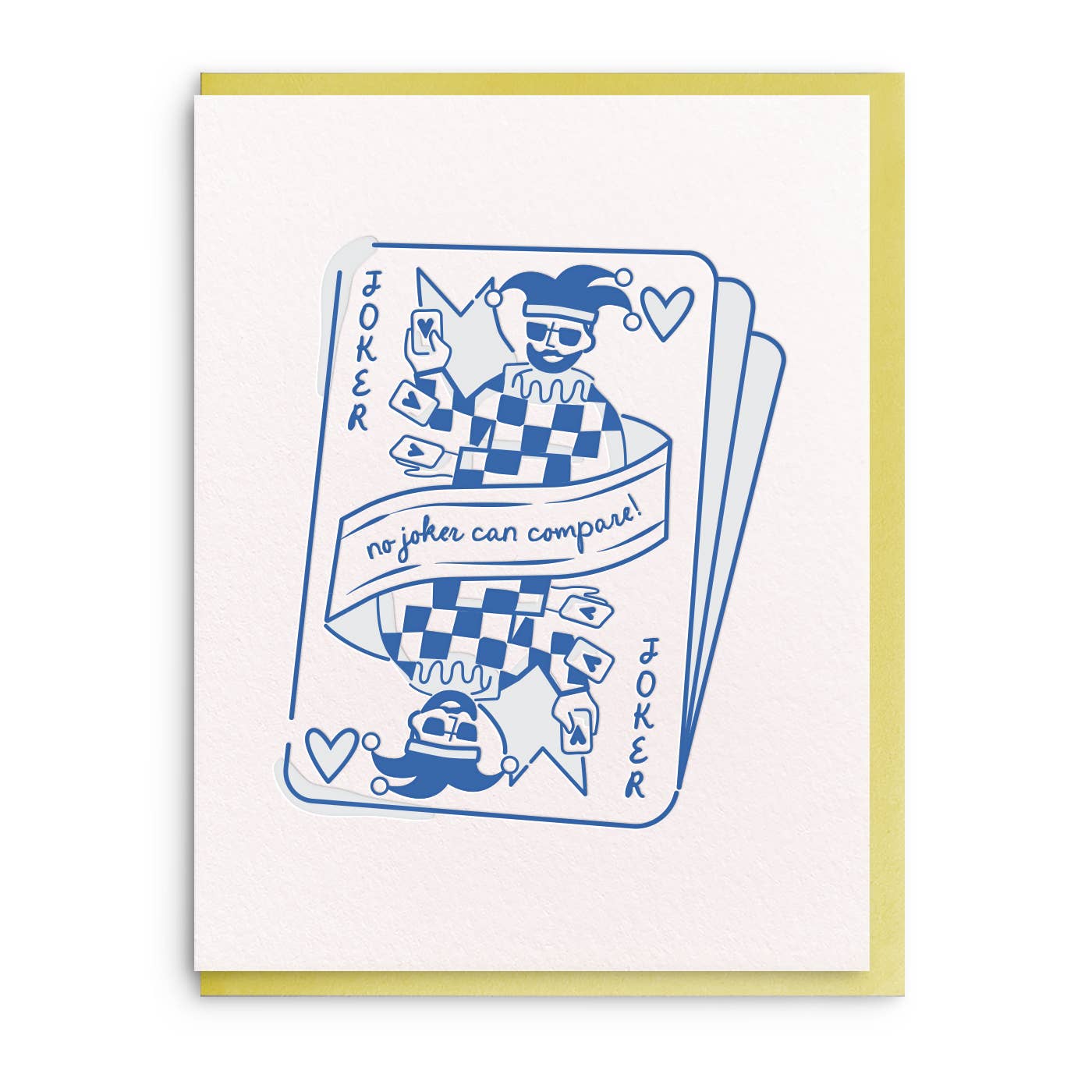 Dahlia Press – wholesale Father’s Day card – Joker - Letterpress Father's Day Greeting Card0