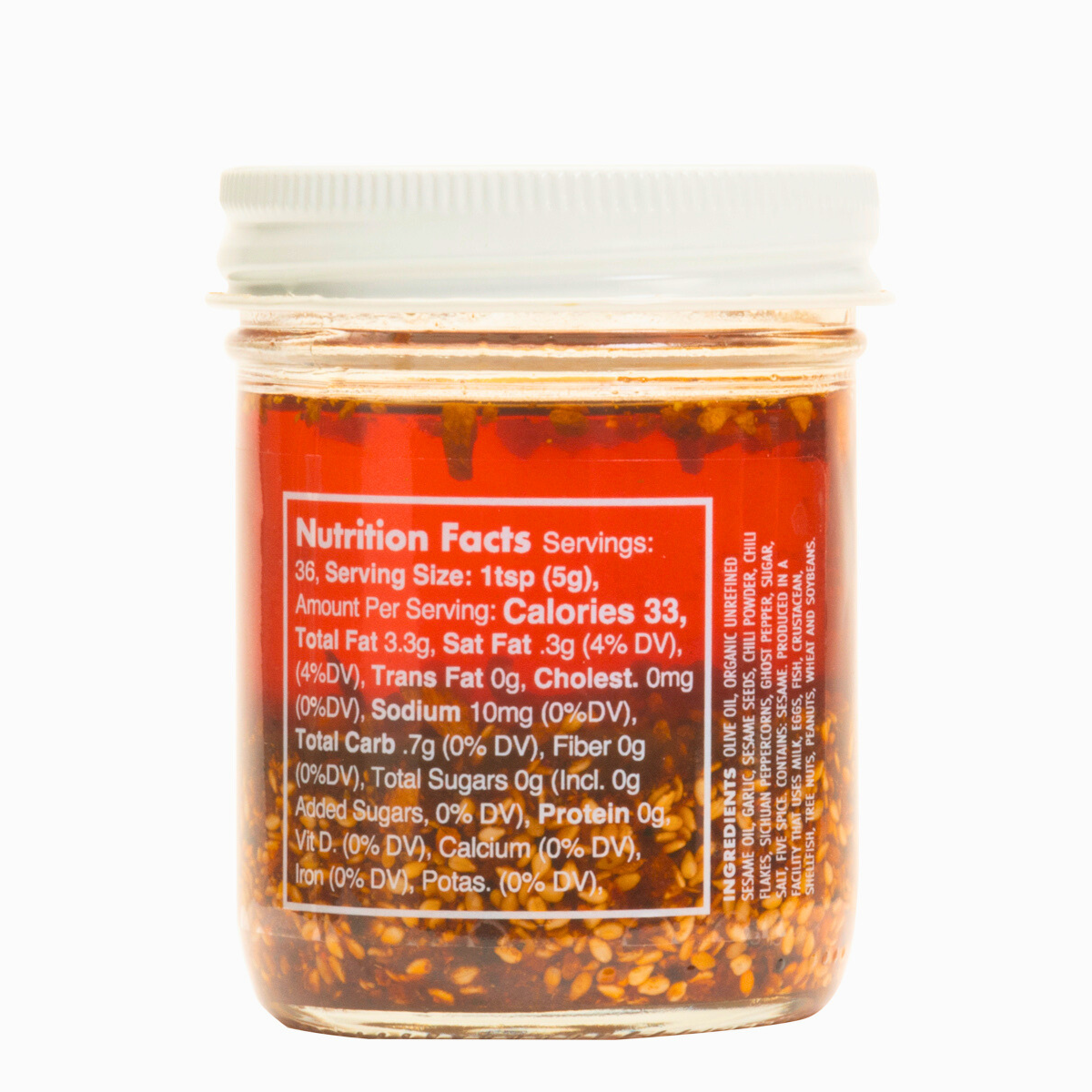 5 Lakes Flavor - Wholesale Sauce - Chili Crisp with Olive Oil – Ruby Crunch Spicy, 8oz Jar10