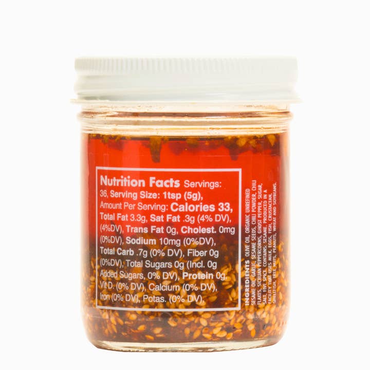 5 Lakes Flavor - Wholesale Sauce - Chili Crisp with Olive Oil – Ruby Crunch Spicy, 8oz Jar10