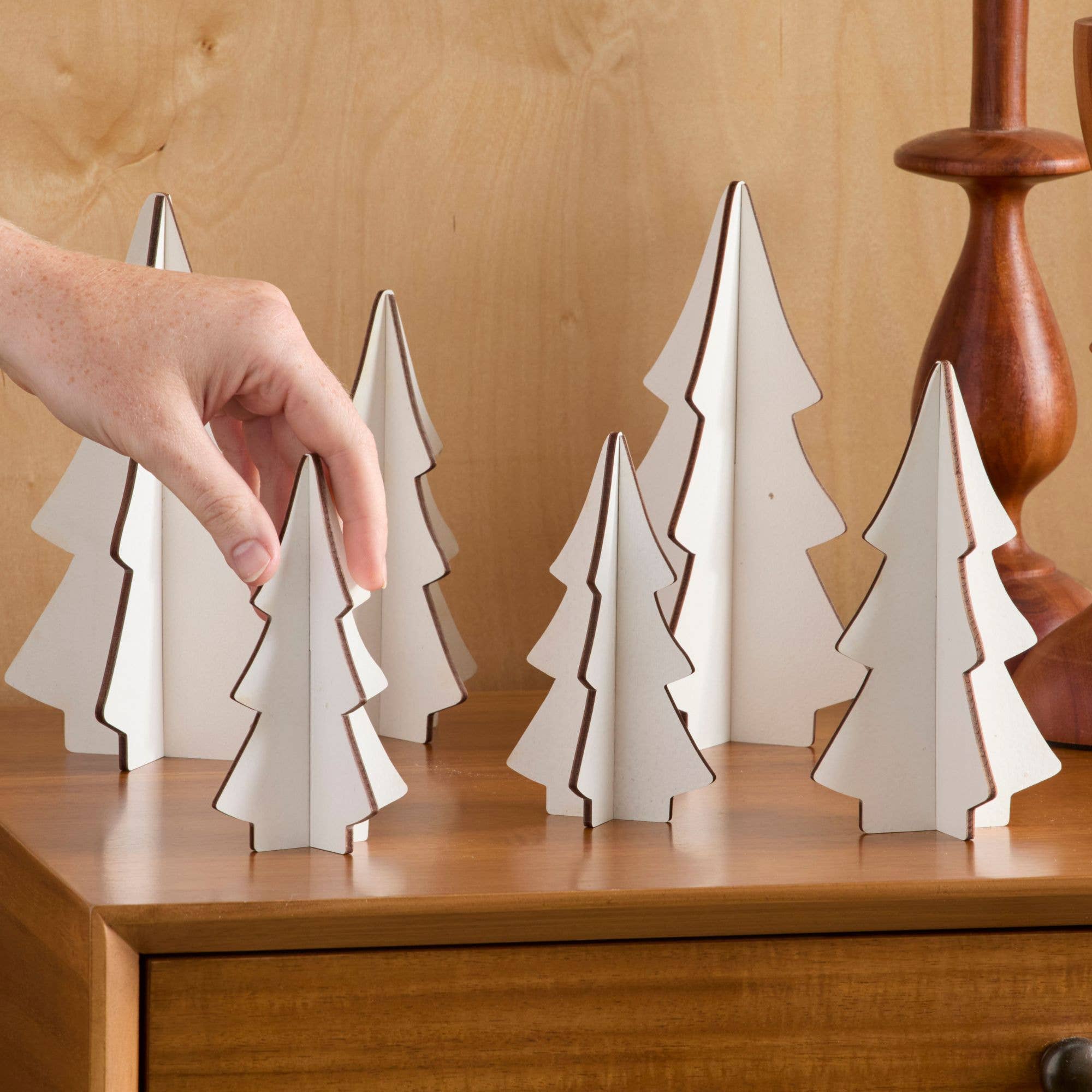 Your Heart's Content – Decoração de Natal por atacado – Conjuntos de Madeira com Árvores Interligadas, Encanto Inspirado na Natureza, Único11