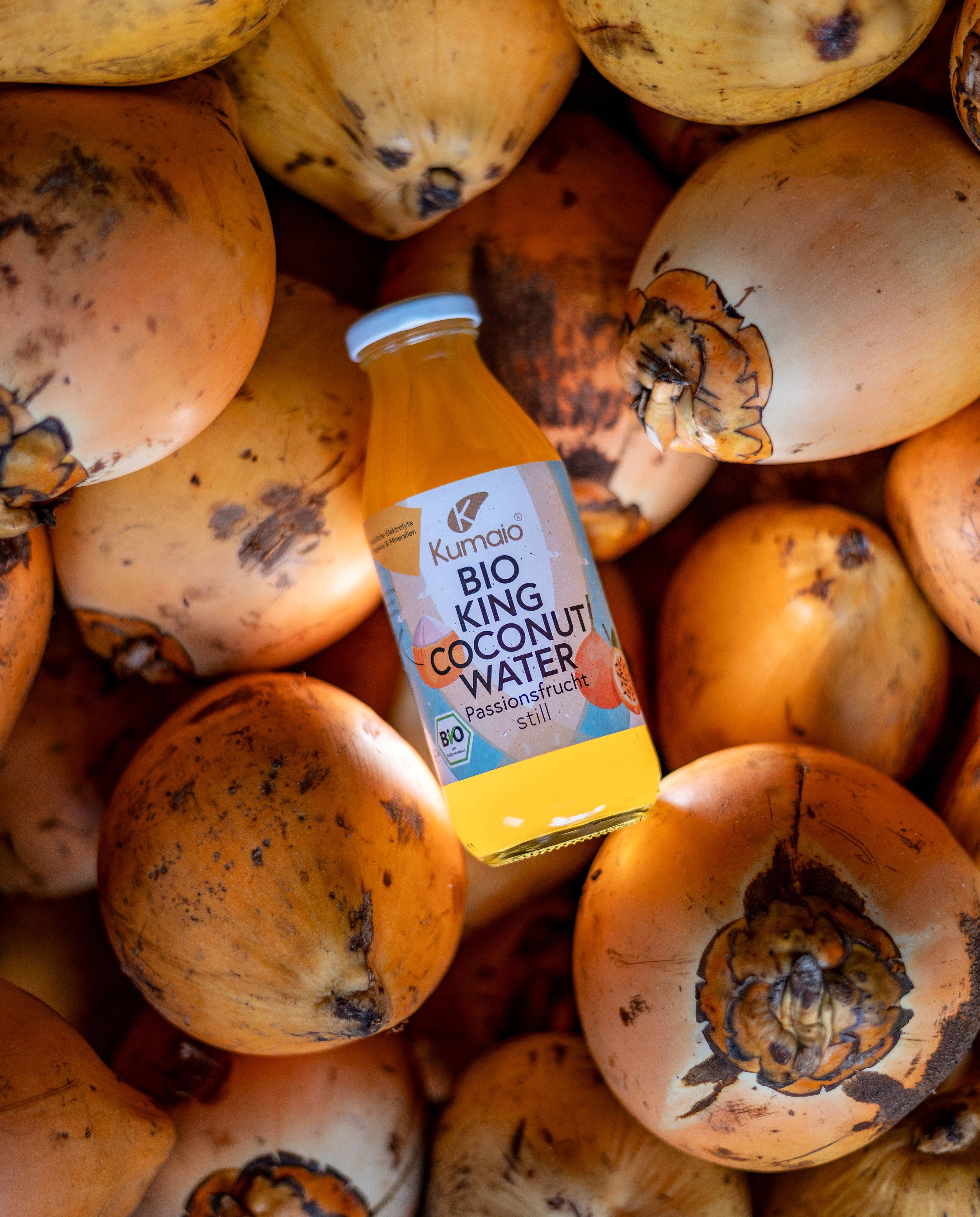 Kumaio® – wholesale Smaksatt vatten (icke kolsyrat) – Bio King Kokosvatten Passionsfrukt - 350 ml2