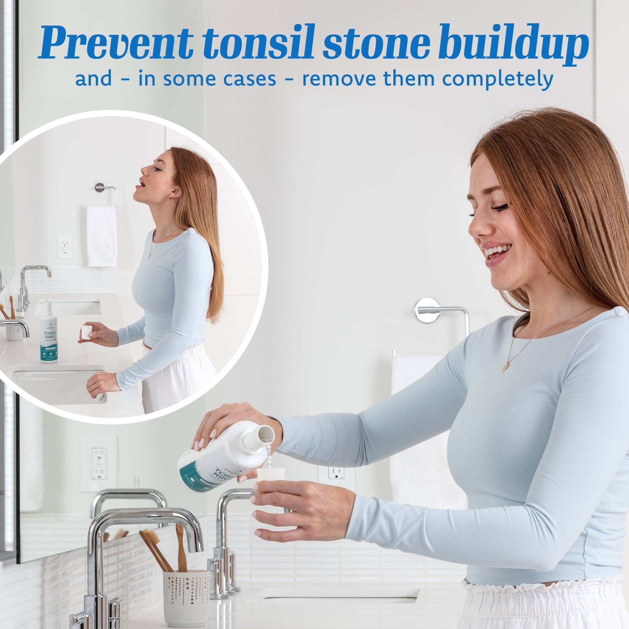 Everest oral Care – wholesale Munvatten – Everest Natural Tonsil Stone Munskölj 500 ml - Spearmint4