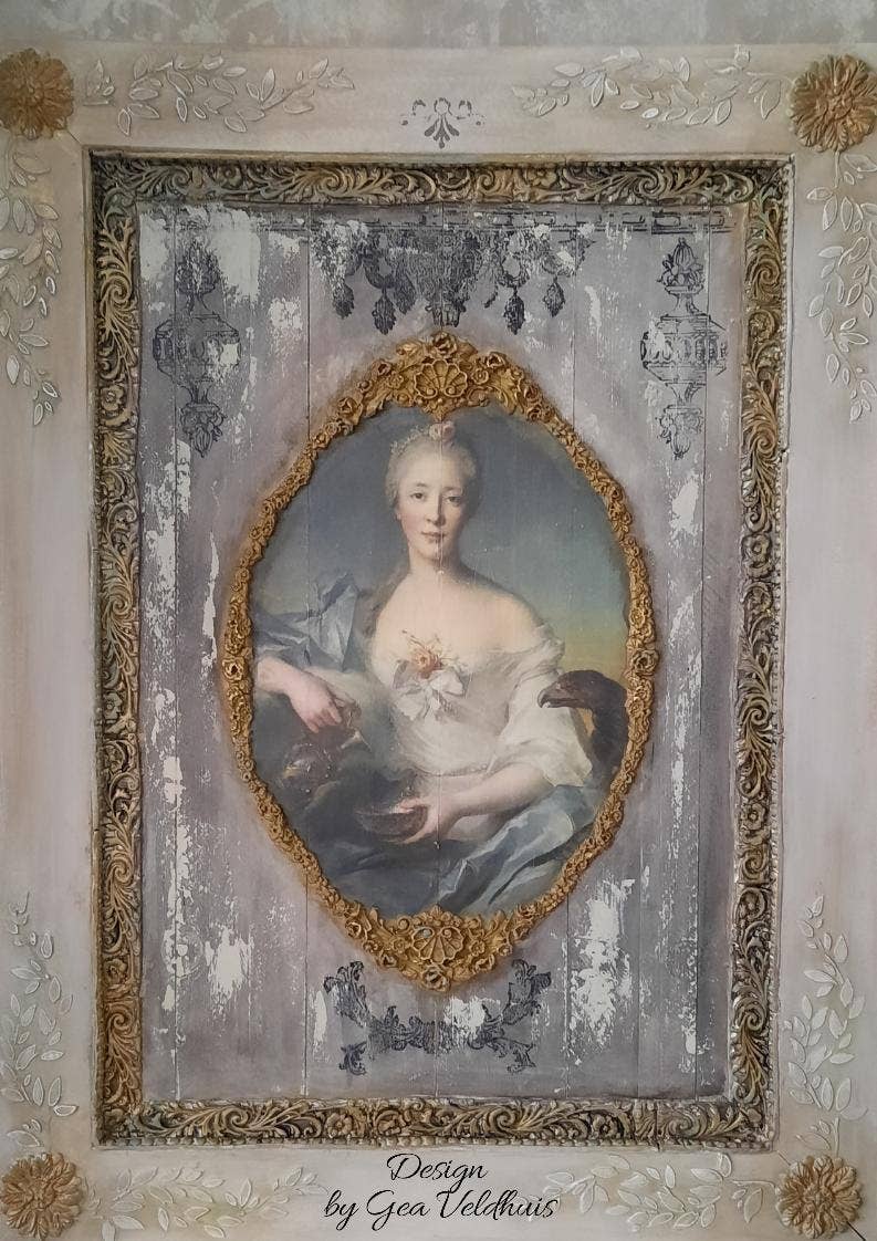 Mint by Michelle – material para artesanato por atacado – Papel de Decoupage de Menta Madame Le Fevre6