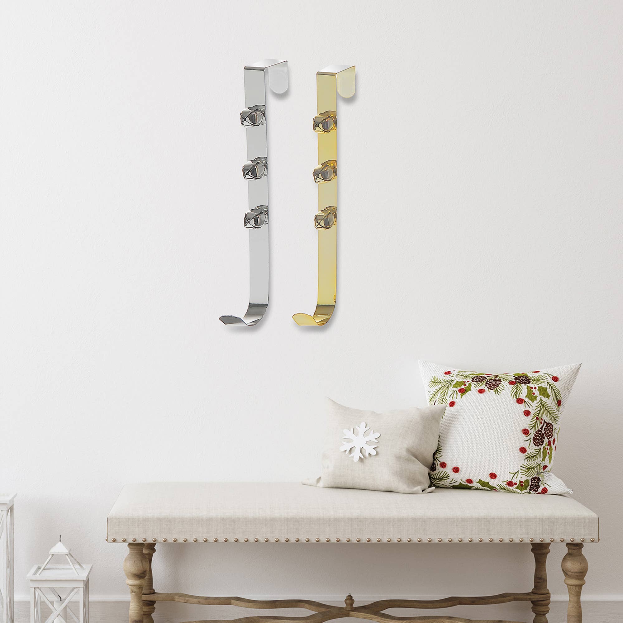 IH Casa Decor - Vente Crochets muraux - CROCHET POUR COURONNE EN MÉTAL (ASSORTI)1