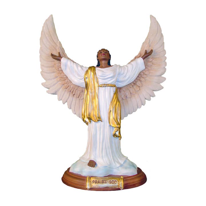 25329: Golden Open Armed Angel/LG for wholesale by Positive Image Gifts