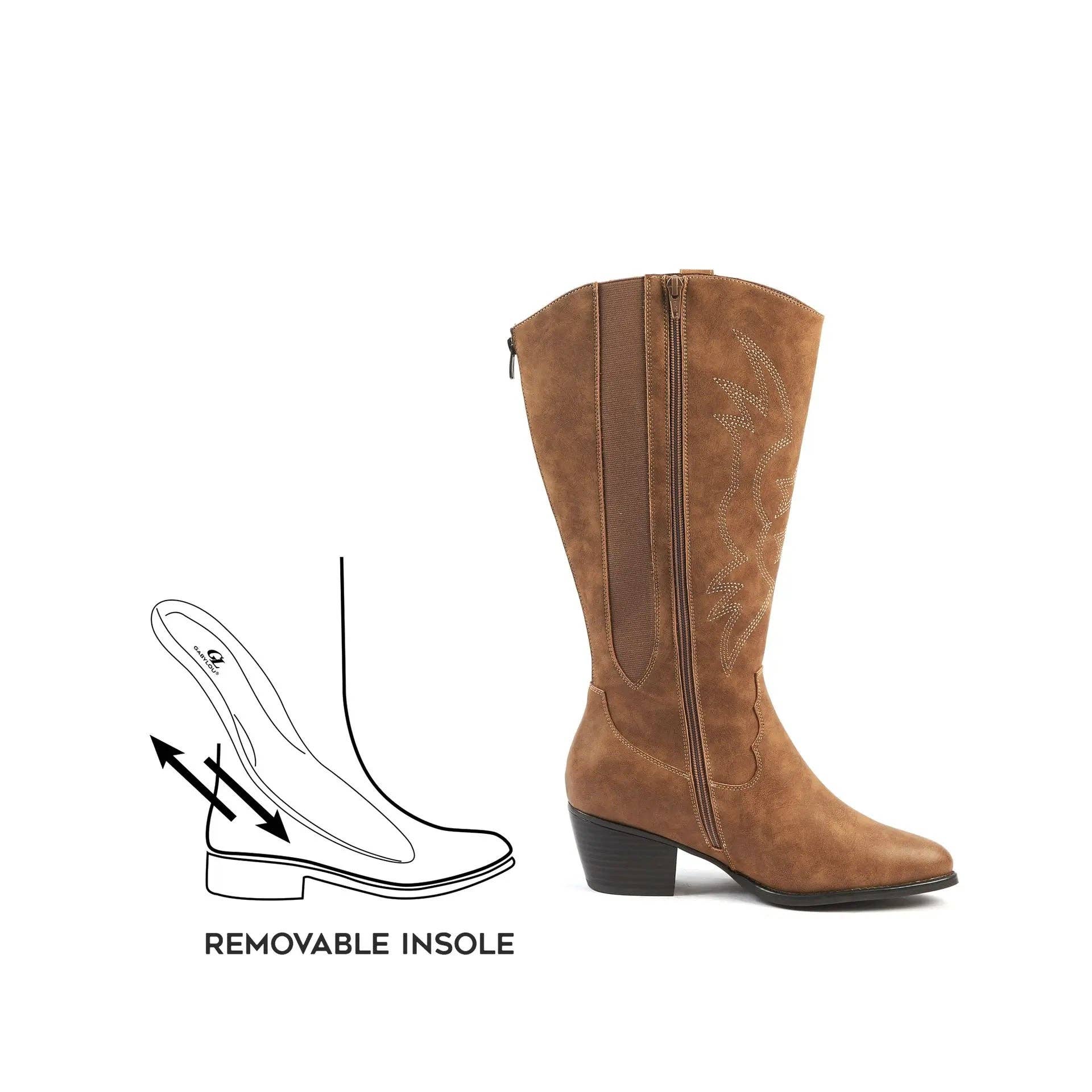 Gabylou - Wholesale Boots - Women's - VARIO Boots 2XL/3XL for wide calves - Irina Model13