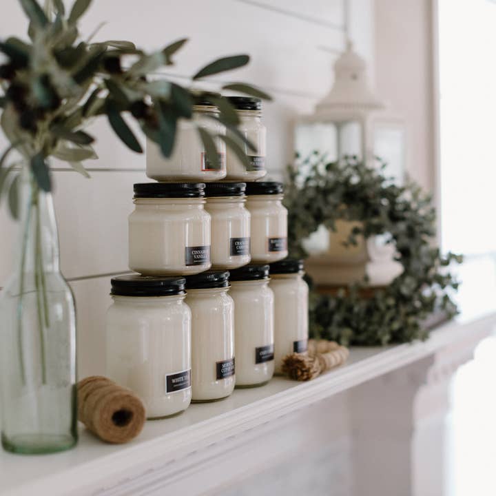 Pink Lilac - Soy Candle Mason Jar Collection for wholesale by Be Blends | Soy Candles & Natural Products