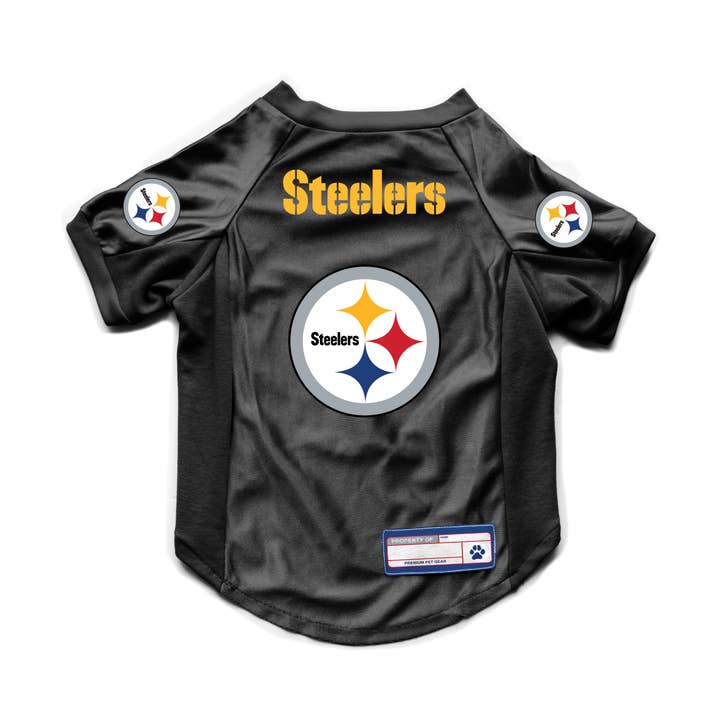 Little Earth Productions - Wholesale Pet Jersey - Dog - NFL Pittsburgh Steelers Pet Stretch Jersey