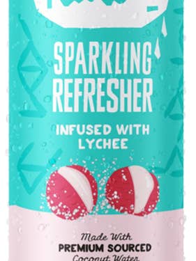 Raw C Sparkling Coconut Water Infused with Lychee for wholesale by Raw C