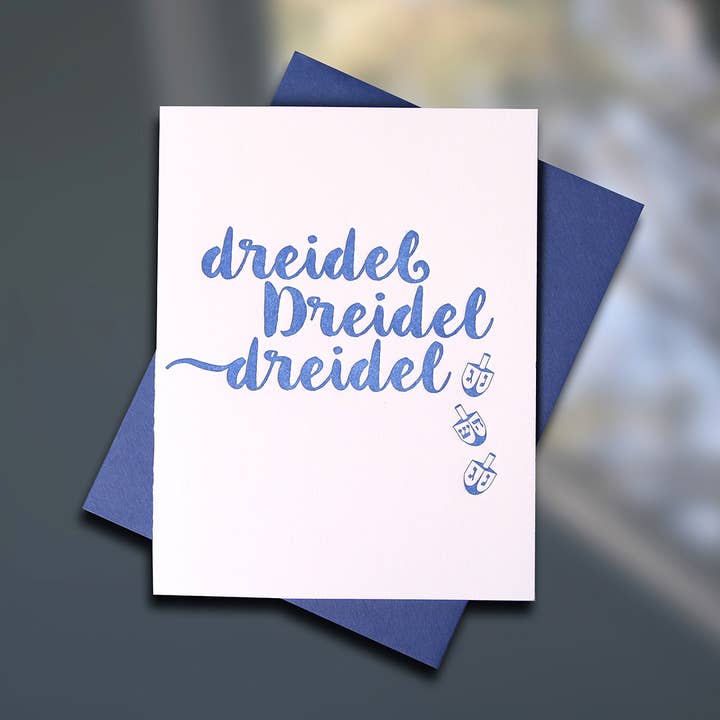 Carte Dreidel pour la vente par Sky of Blue Cards