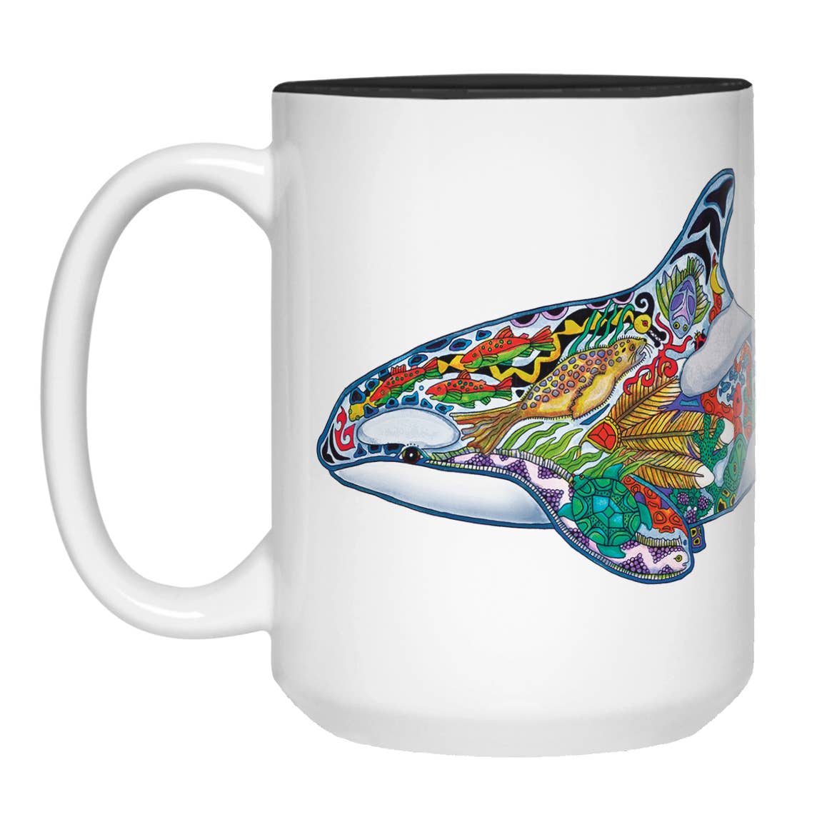 EarthArt International - Wholesale Coffee Mug - Granny Orca 15 oz Mug2