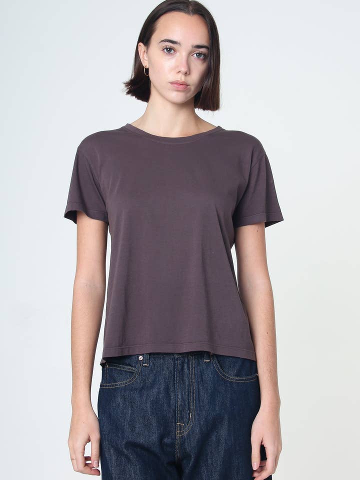 Supima Cotton Crew Neck Tee for wholesale by Noend Denim