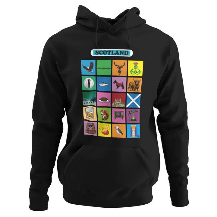 Schottische Ikonen Kapuzenpullover für den Großhandel von Brave Scottish Gifts