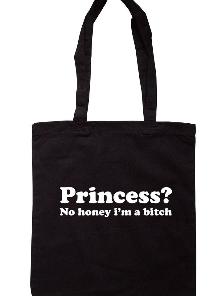 Principessa? Borsa tote No Honey I'm A Bitch S0910 per la vendita all'ingrosso da parte di Illustrated Identity