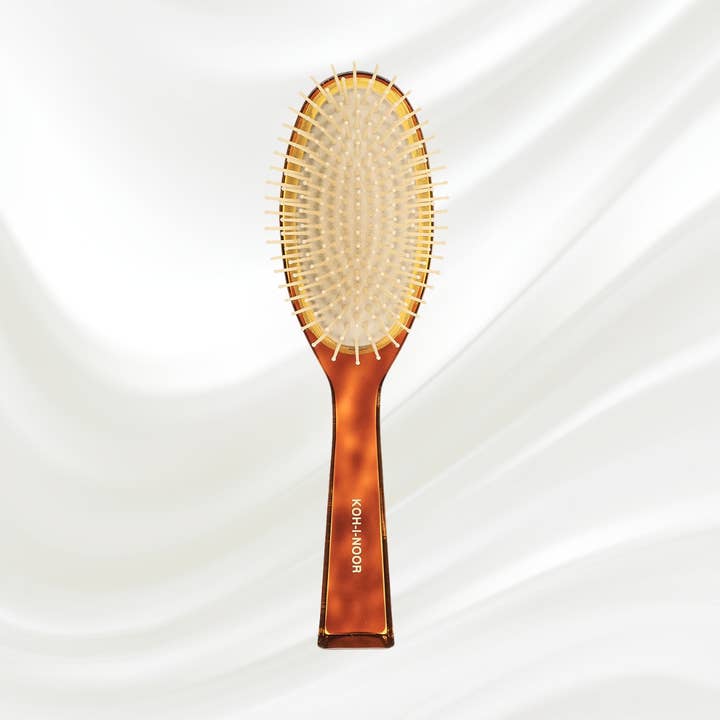Koh-I-Noor - Wholesale Hair Brush/Comb - Jaspe Pneumatic Nylon Pin Oval Brush, Large2