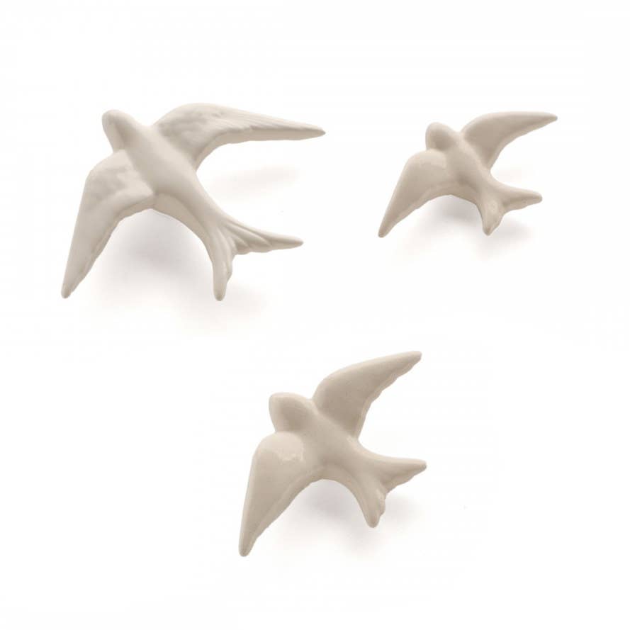 Casa Atlântica - Vente Décoration murale - Hirondelles en céramique de plusieurs couleurs (Auritas)2