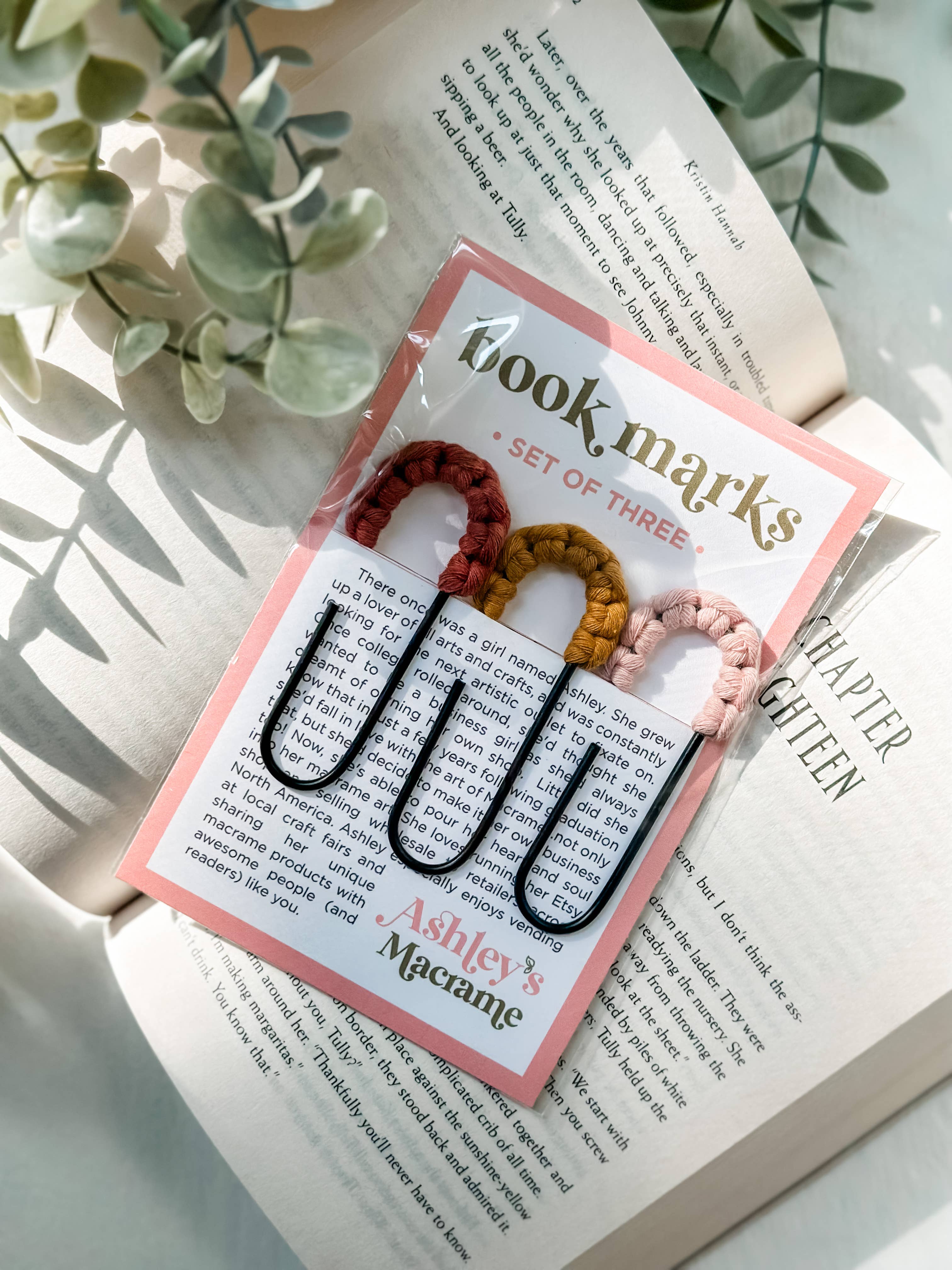 Ashley's Macrame - Wholesale Bookmark - Macrame Bookmark Sets1
