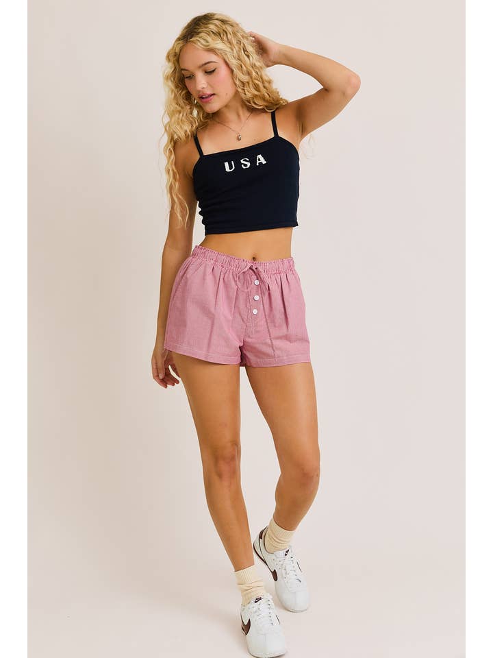 LE LIS - Wholesale Knit Top - Women's - USA Knit Tnk Top