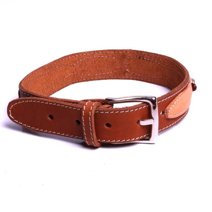SARL FELINEA - Wholesale Pet Collar - Dog - Artisanal Vegetable Leather Dog Collar Animal Accessory3