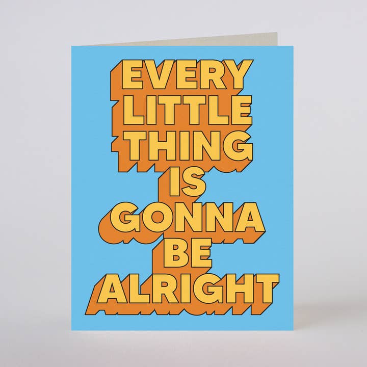 ÇA VA ALLER - carte de vœux pour la vente par Mixtape Paper Co.