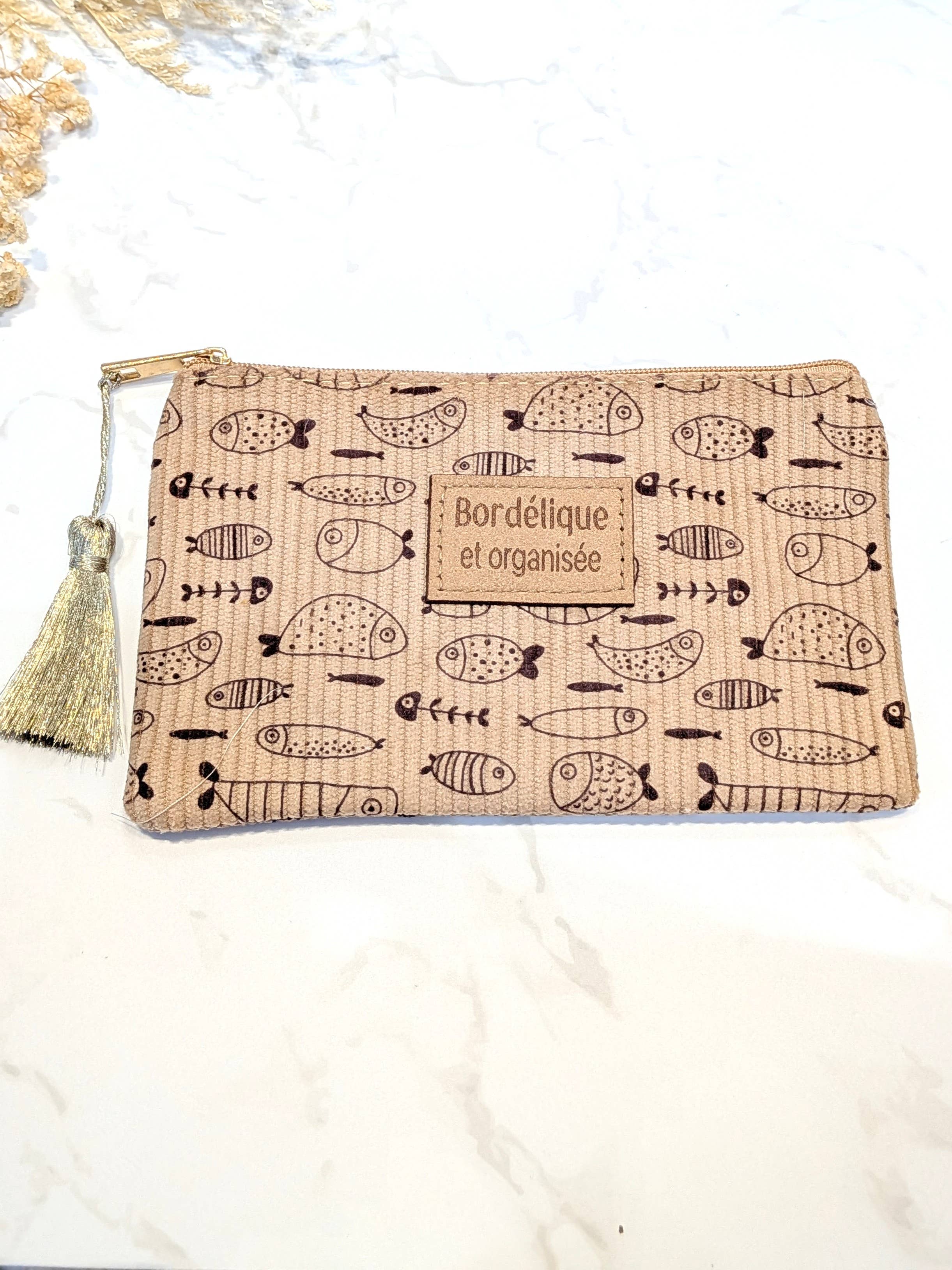 LOLO & YAYA - Wholesale Pouch - Women's - "Chaotic and Organized" pouches, 16x10cm fish0