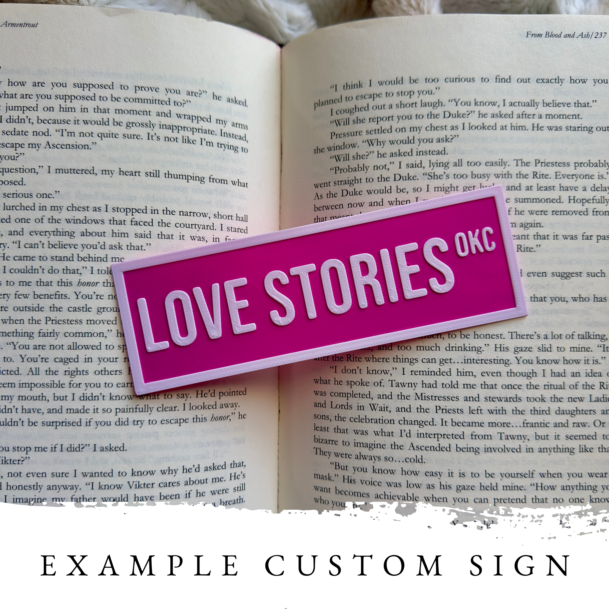 The Crafted Nook - Wholesale Sign - Custom Bookshelf Street Sign | Home Decor3