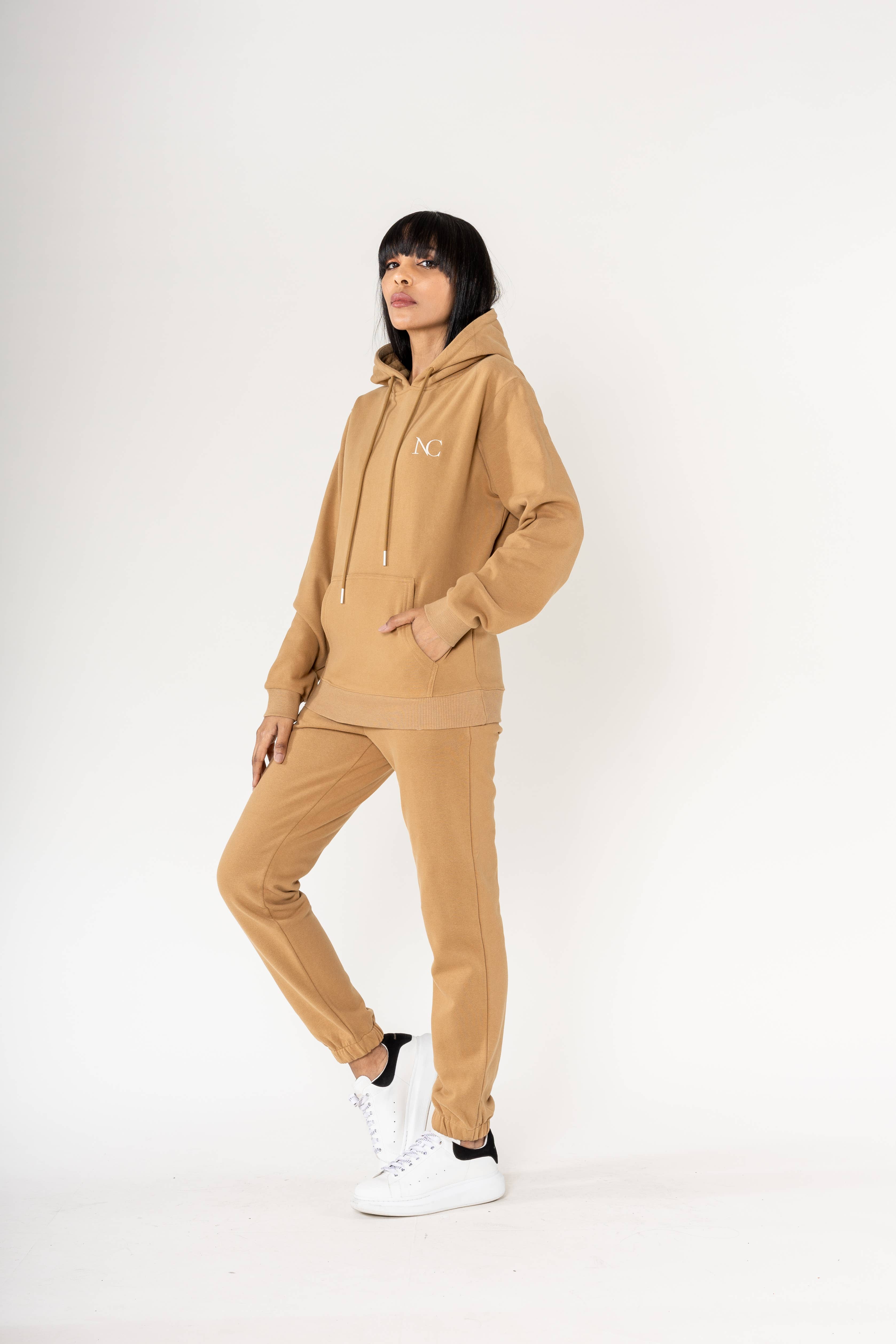 Nina Carter - Wholesale Activewear Set - Women's - Nina Carter Jogging Set with Hood + Tight Socks F020+F0215