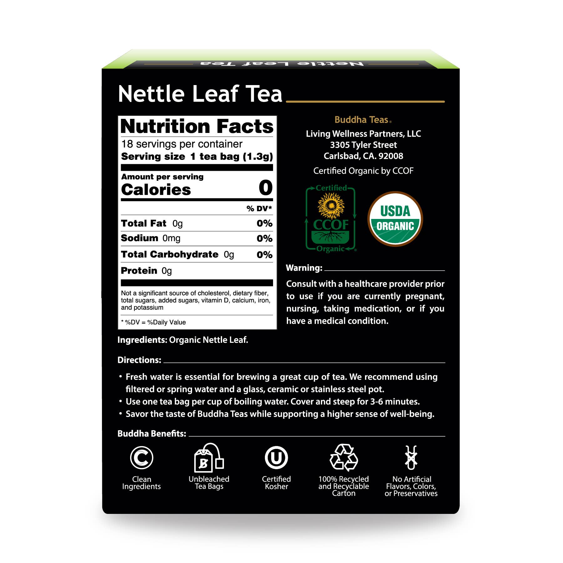 Buddha Teas - Wholesale Health/Detox Tea - Nettle Leaf Tea7