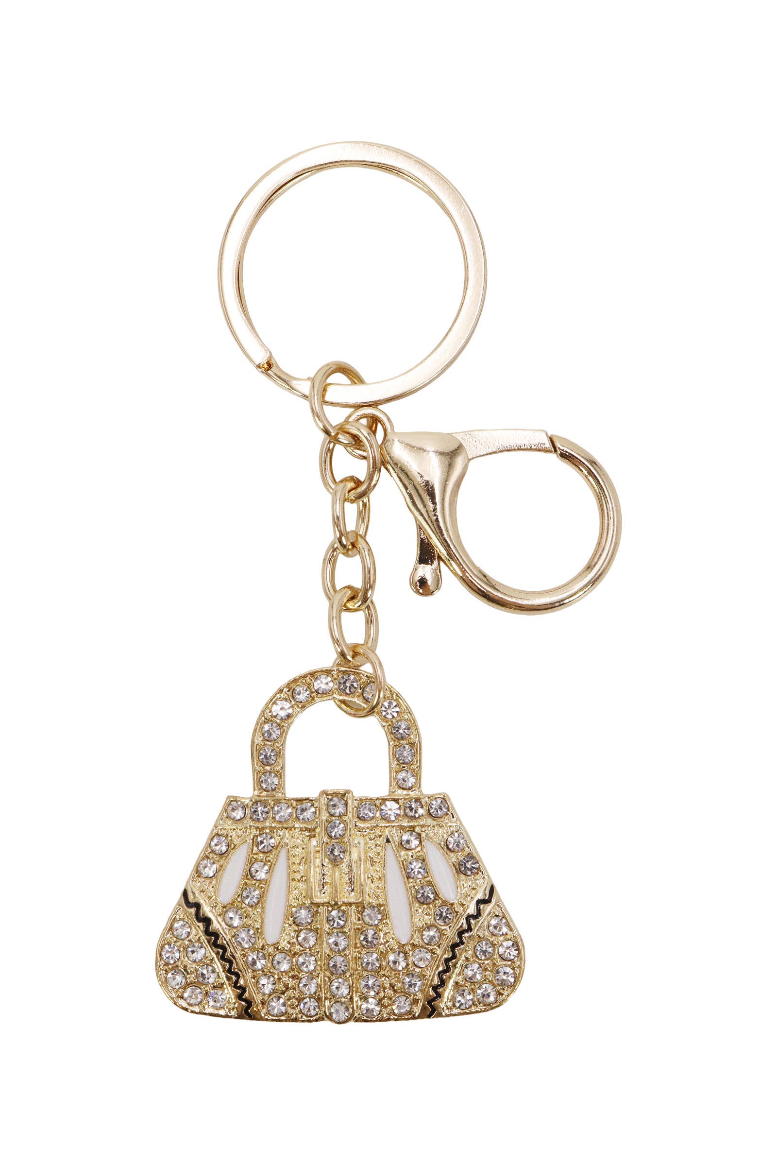 ASSORTI Porte-clés en strass scintillant pour sac à main de mode en vente sur Faire5