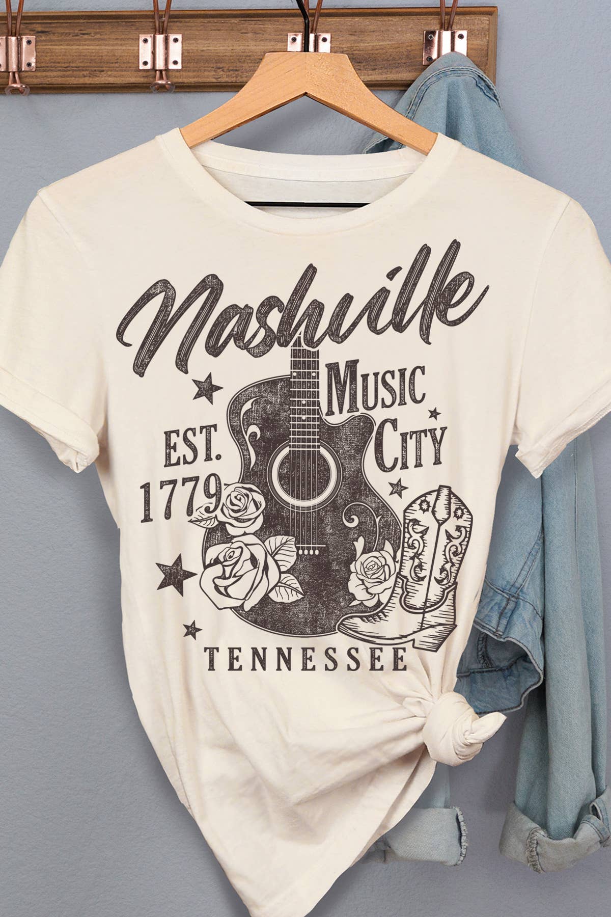 BouTeeQue Closet - Wholesale Screen Printed T-Shirt - Women's - BT1911 T Nashville4