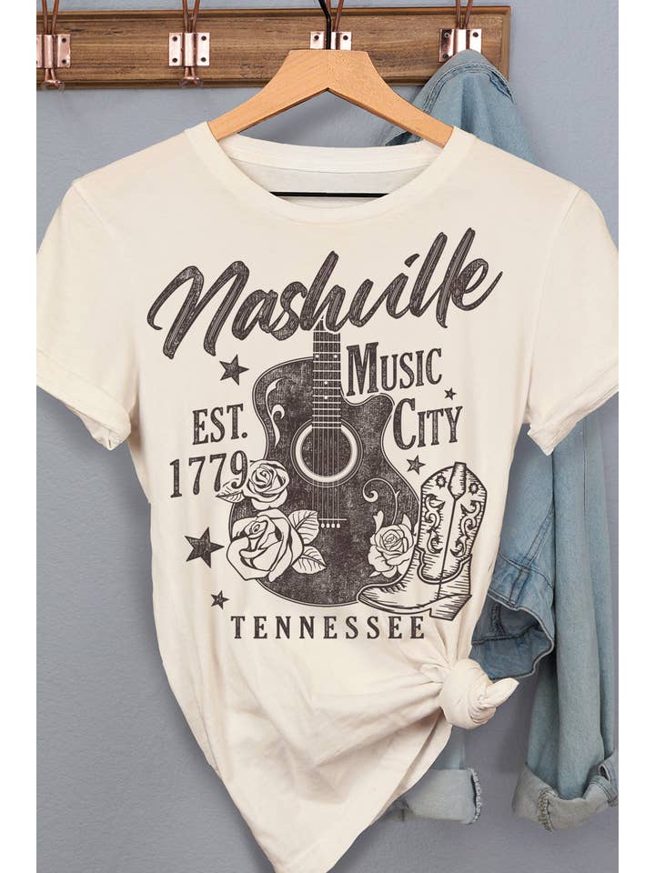 BouTeeQue Closet - Wholesale Screen Printed T-Shirt - Women's - BT1911 T Nashville4