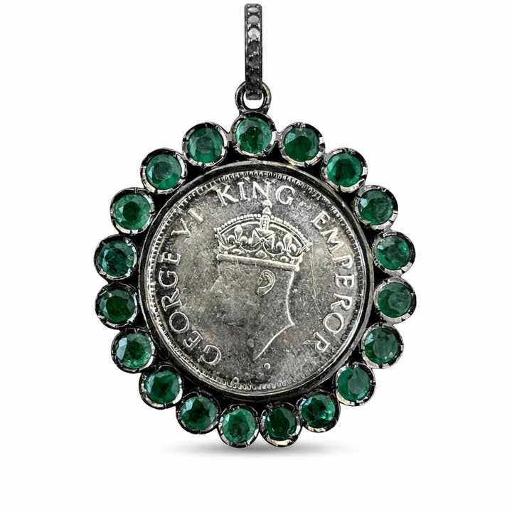 Diamond Emerald Coin for wholesale by Karli Buxton
