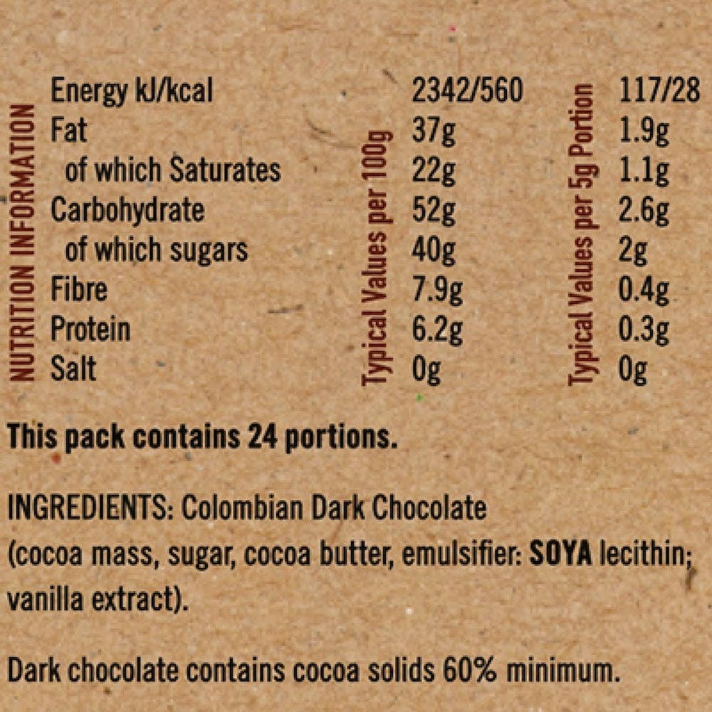 Cox&Co – wholesale Advent calendar – Advent Calendar - 60% Dark Chocolate 4