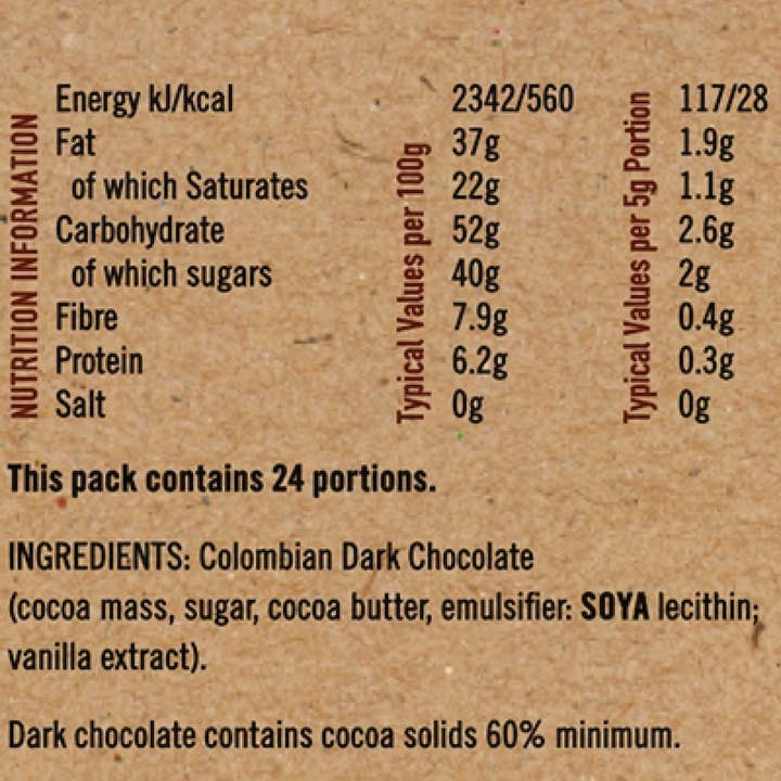 Cox&Co - Wholesale Advent Calendar - Advent Calendar - 60% Dark Chocolate 4