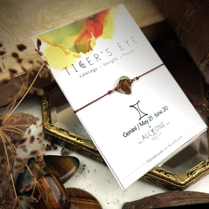 Pulseira de OLHO DE TIGRE Gêmeos por atacado de Alcyone Jewellery Ltd