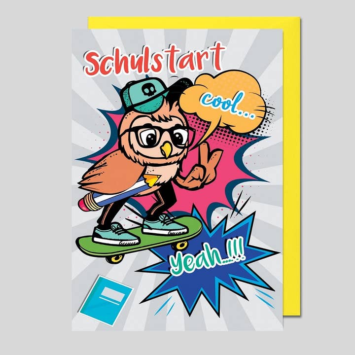 Terug naar school wenskaart UK-
3446 voor wholesale door Michel-Verlag GmbH