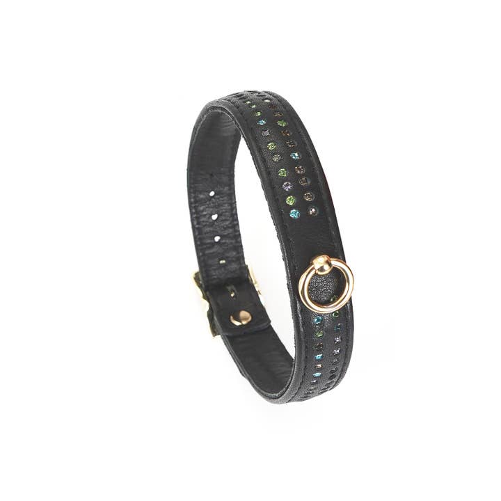 Liebe Seele - Wholesale Pet Collar - Cat/Dog - Shining Girl Leather Collar and Leash