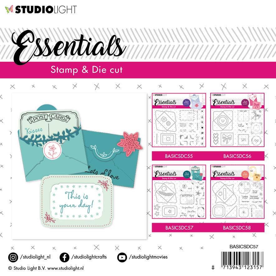 Ecstasy Crafts Distributing – Großhandel Bastelzubehör – Rechteckiger Briefumschlag Essentials 148x105mm Nr.571