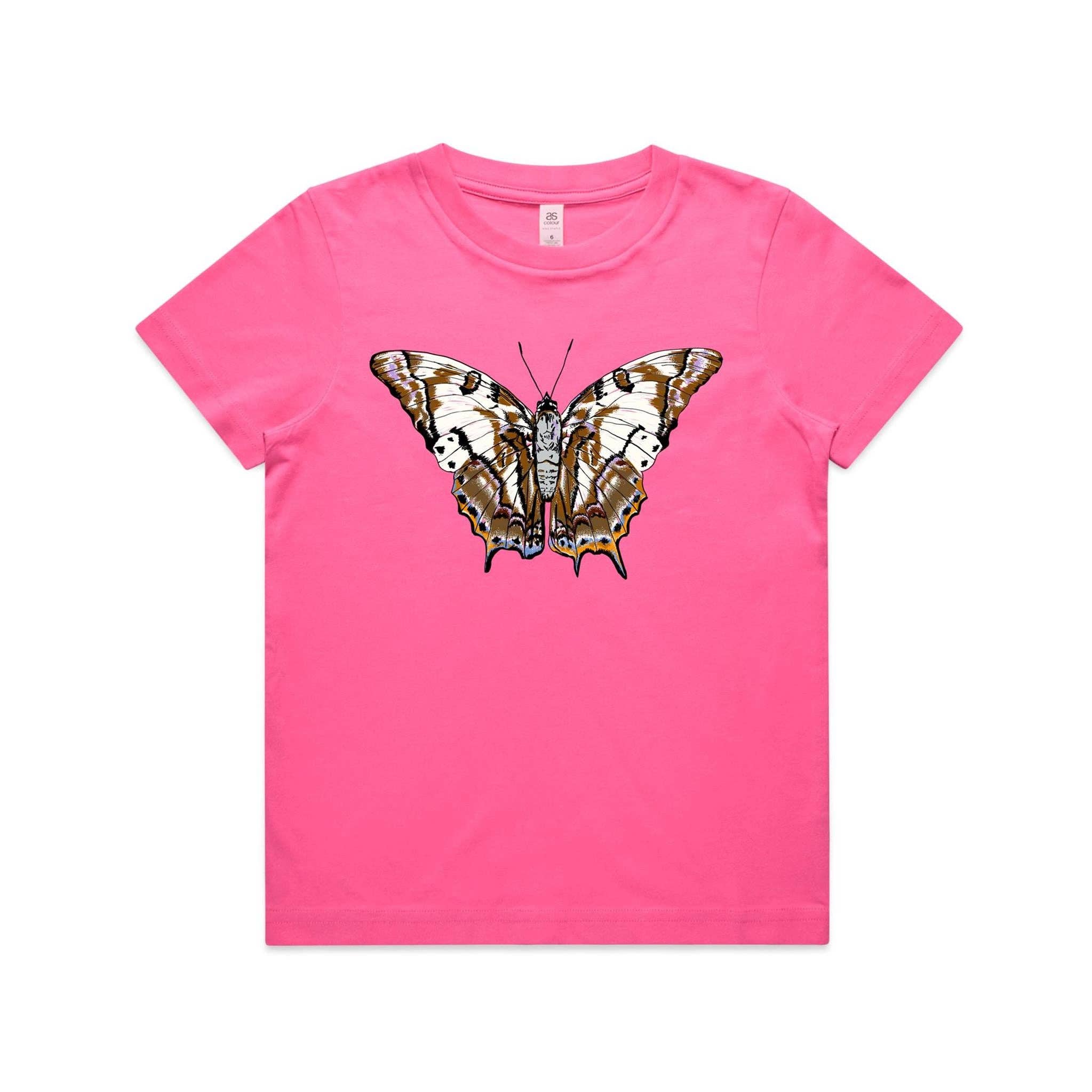 High Tees - Wholesale Screen Printed T-Shirt - Kids - Tailed Emperor Butterfly Kids T shirt7