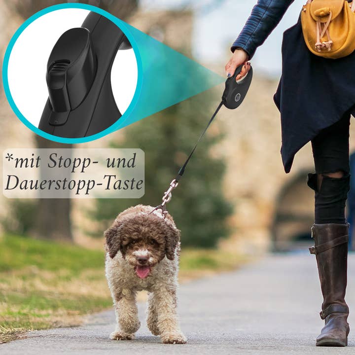 H.I.K. GmbH - Wholesale Pet Leash - Dog - HUND IST KÖNIG® Retractable leash 5m and 8m for small & large dogs8