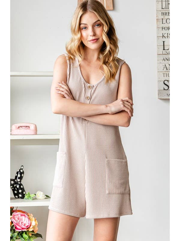 HEIMISH - Wholesale Romper - Women's - EP6771-10 SOLID RIBBED ROMPER3