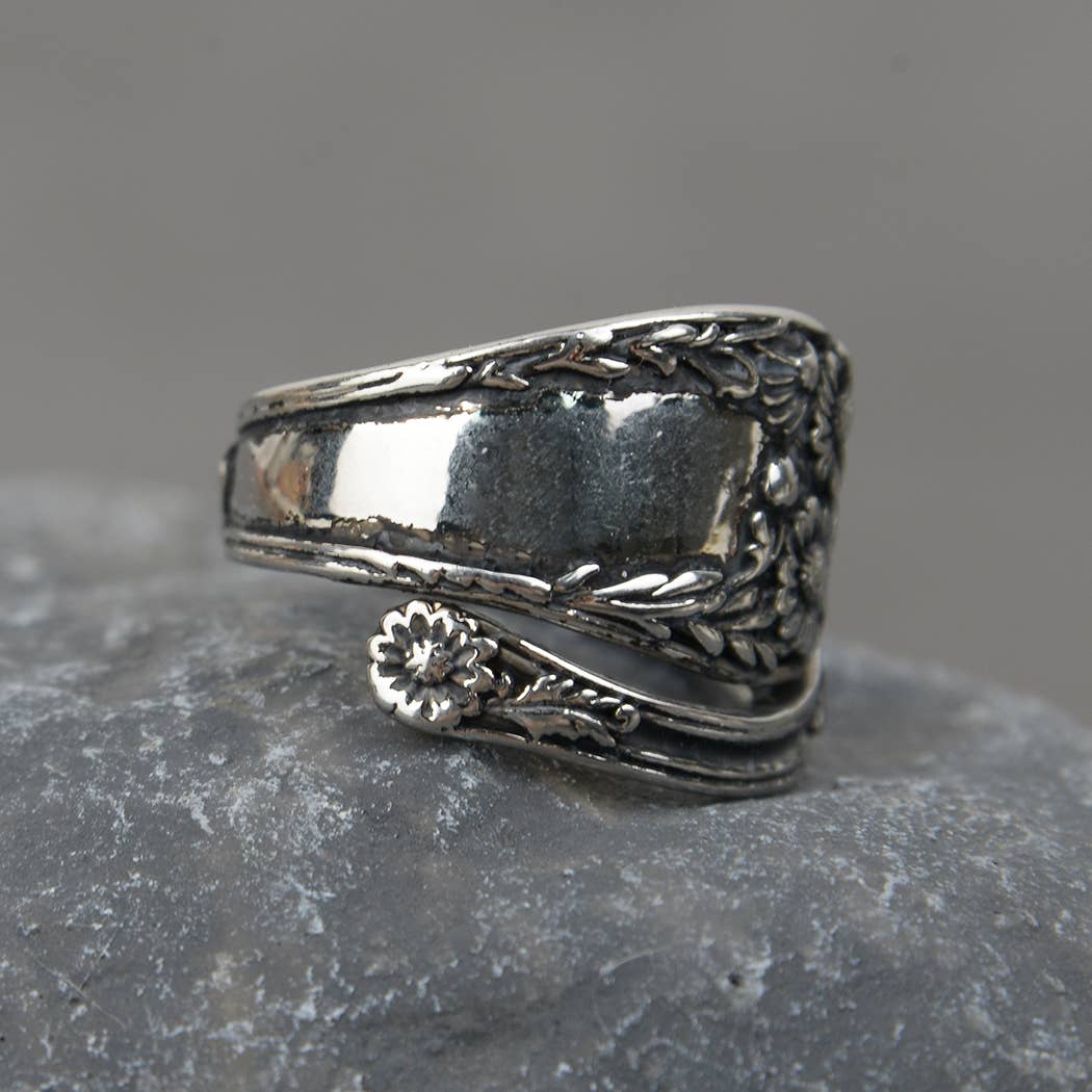 mildstyles - Wholesale Cocktail/Statement Ring - Vintage Daisy Spoon Ring3